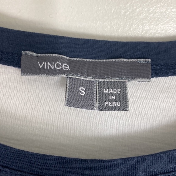 Vince Colorblock Short Sleeve Tee Size Small - Picture 2 of 5
